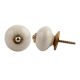 Cream Golden Fitting Ceramic Cabinet Knob Online